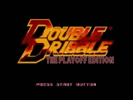 Double Dribble - Playoff Edition Title Screen